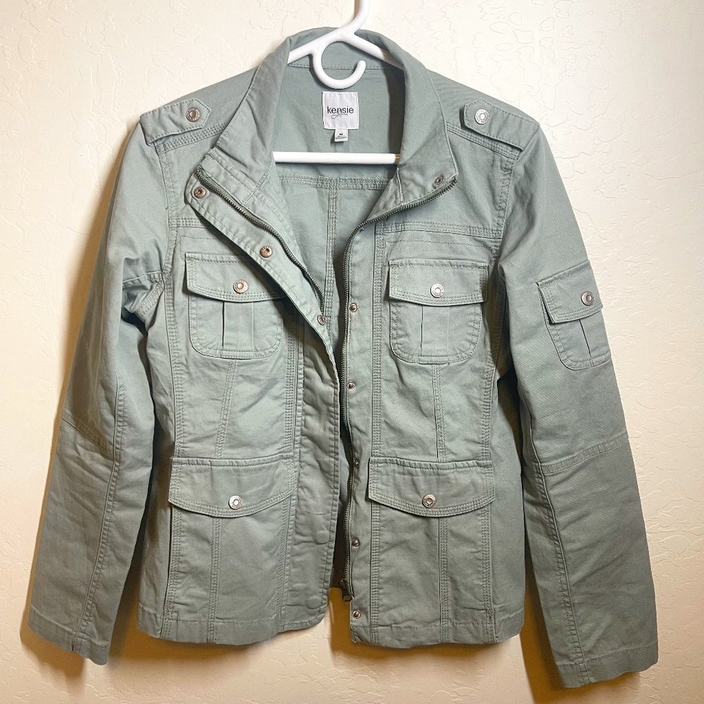 Kensie jeans utility jacket woomens size M